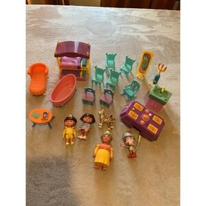 Dora The Explorer Magical Castle Furniture Figures Accessories 2005 Untested